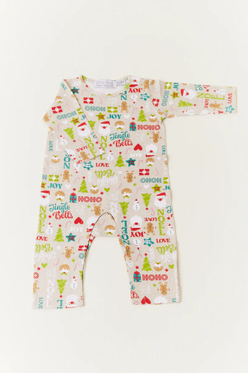 Babies Noel Print Matching Family Romper